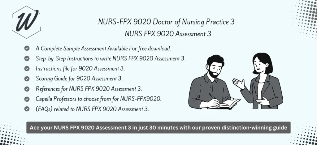 NURS FPX 9020 Assessment 3