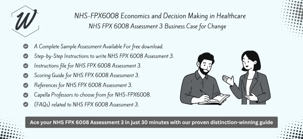 NHS FPX 6008 Assessment 3 Business Case for Change