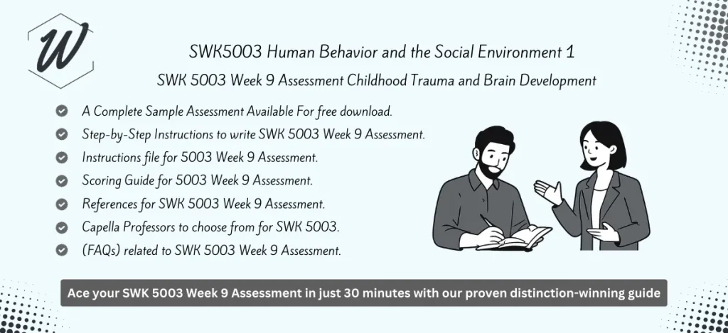 SWK 5003 Week 9 Assessment Childhood Trauma and Brain Development